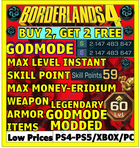 Borderlands weapons - 4✨weapons, &