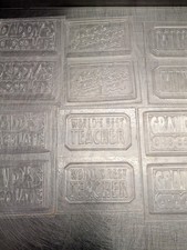 Various Message Chocolate Bar Molds Plastic Chocolate Bar