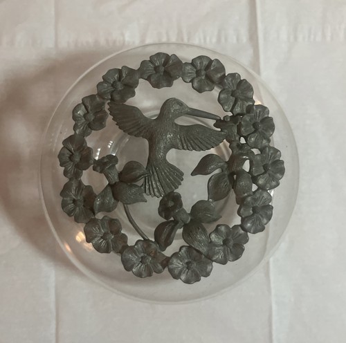 Vintage spoontiques pewter - pewter, lid