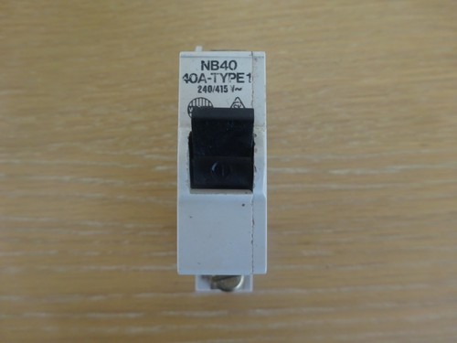 Wylex nb40 b40 40a circuit - 40a,