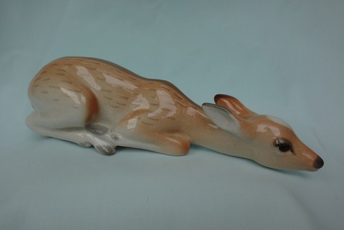 Lomonosov deer figurine - lomonosov,