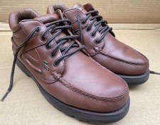 Vintage Lacoste Milford Boots Mens Uk 8 Brown Leather 90s