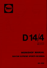 BSA Bantam D14 4 WORKSHOP