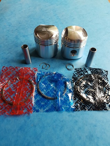 Triumph piston set 350cc - set,