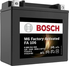 SEALED BOSCH BATTERY YTX14-BS