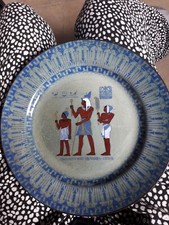 Royal Doulton Art Deco Titanian Egyptian Tutankhamun Plate D4263 Circa 1923