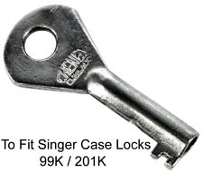 SINGER 99K / 201K Original Case Key - Sewing Machine Key for CHENEY Buckle Locks