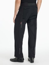 LeMieux Stormwear Waterproof Chaps DryTex Stretch Knee Grip Over Trousers Black