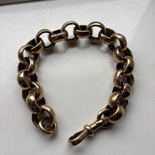 Heavy 9ct gold belcher