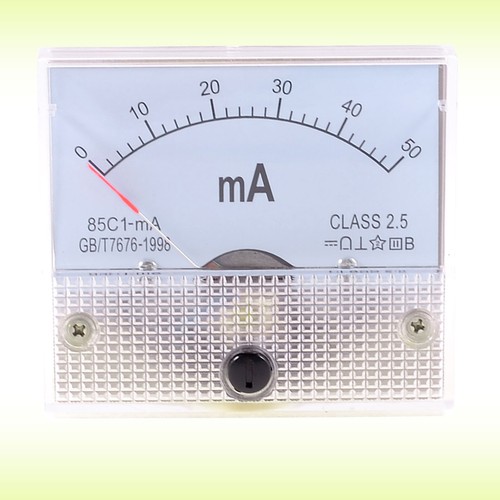 85c1 accuracy dc - 85c1-ma, 0-50ma