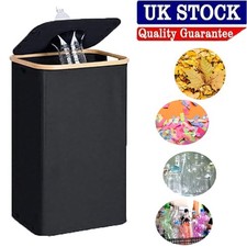 100L Large Recycling Bin Rubbish Dustbin Recycle Waste Kitchen Outdoor NEW.