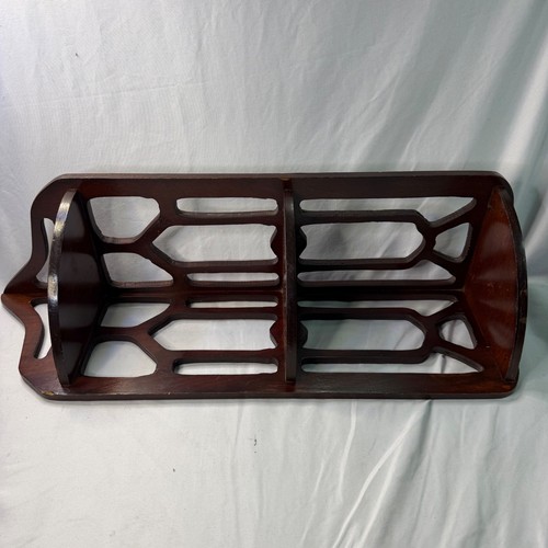 Vintage dark wood corner wall - vintage,