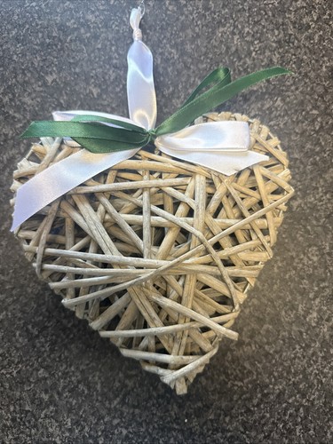 Wicker willow hearts - hearts, 20cm