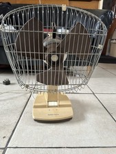 Vintage Xpelair Taurus Desk Fan Working Brown/beige