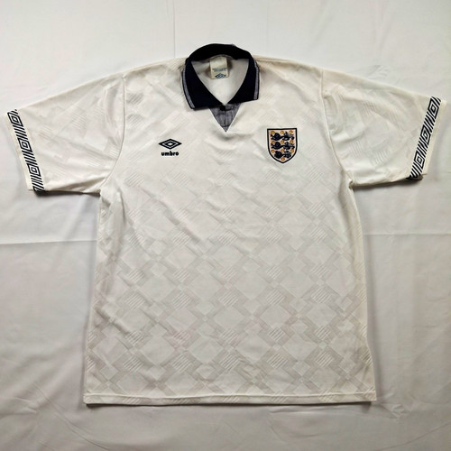England 1990 home - shirt, (l