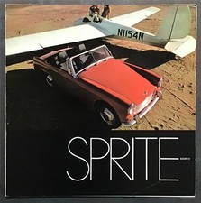 AUSTIN HEALEY SPRITE Mk IV USA Car Sales Brochure March 1969 #AMG S3-200M-3/69