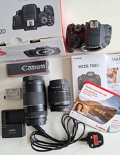 Boxed Canon EOS 700D Digital SLR Camera