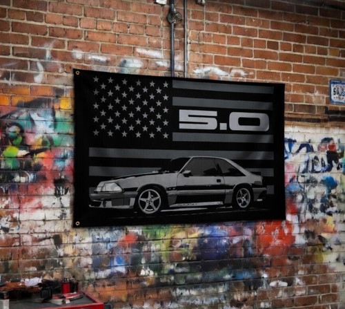 Wall banner mustang - 5.0,