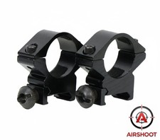 Low Profile Scope Mounts 25mm 1" Rings / 20mm Weaver Picatinny Gun Rifle Rail