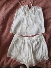 Primark Off White Pyjama Set