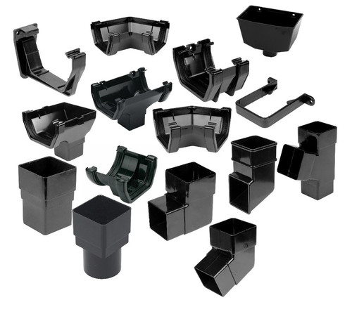 Black square line - black,