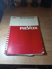 Revox a77 service - revox,