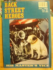 VINTAGE BSH BACK STREET HEROES MOTORCYCLE BIKE MAG JANUARY 1991 # 81 JULES SWEET