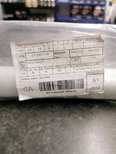 Seadoo drive shaft - shaft, 271001719
