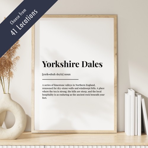 Landscape definition print - uk,
