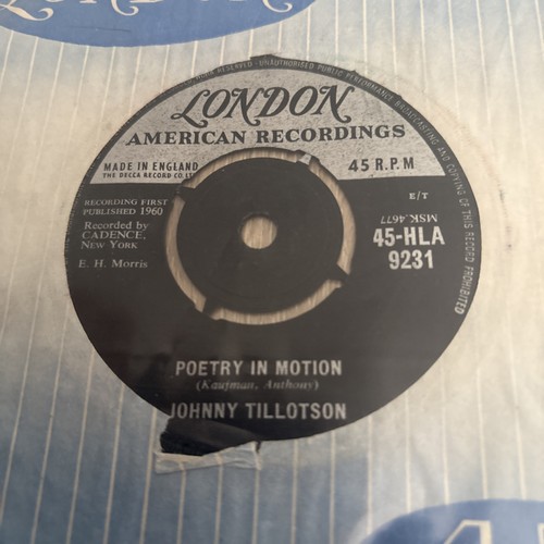 Johnny tillotson poetry - johnny, in