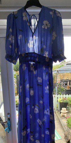 Cornflower blue pretty dress - cornflower,