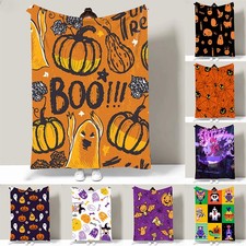 3D Halloween Pattern Printed Series Sleeping Blanket Sofa Bed Sheet Blanket