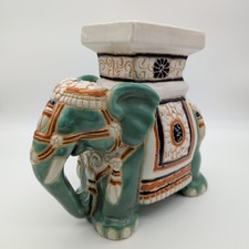 Ceramic Glazed Elephant Statue