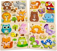 Wooden Puzzles for 1 Year Old