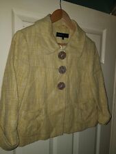 Womens Yellow/Mustard Next Lightweifgt Jacket. Size 12.