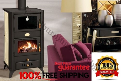 Wood burning stove - burning,