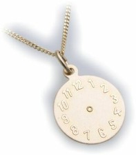 Pendant Christening Clock