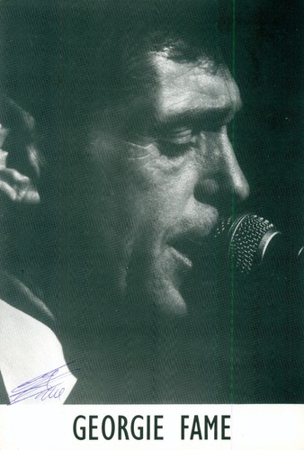 Georgie fame signed autograph - signed,