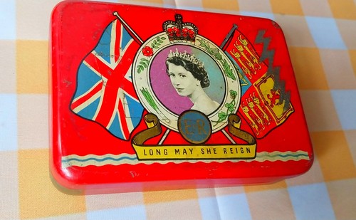 1953 coronation oxo - 1953, tin