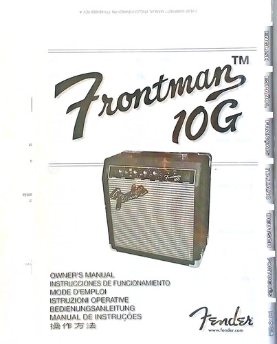Fender frontman 10g - guitar, amp