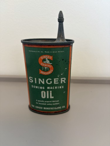 Singer sewing machine oil can - sewing,