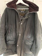 barbour Supa border wax jacket