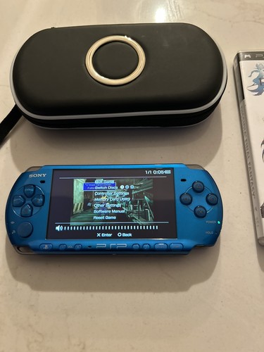 Sony psp 3000 vibrant blue - psp,