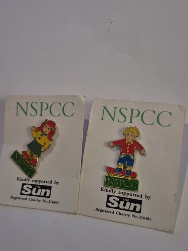 Nspcc charity pin badge - 2,