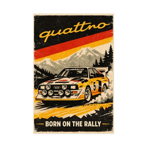 Audi quattro rally - audi,