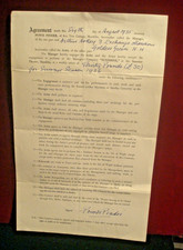 ARTHUR ASKEY CONTRACT 6/8/1935