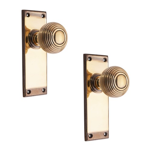 Door knobs pair - door,