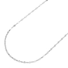 14K White Gold Diamond-Cut 2mm