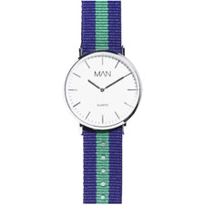 Classic Watch with Striped