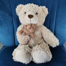 Mothercare Bear Holding Teddy
